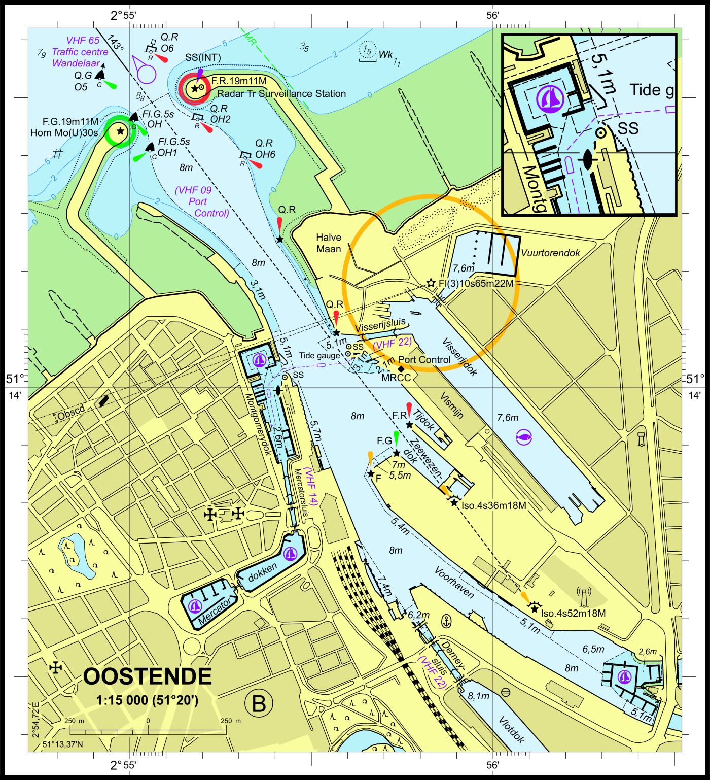 Aanloop Oostende Nieuwe kaart